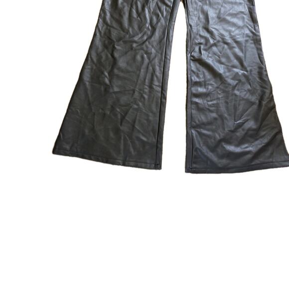 The Junie High-Rise Flare Pants by Maeve Faux-Leather Edition Size 31 NWTS - Picture 9 of 13